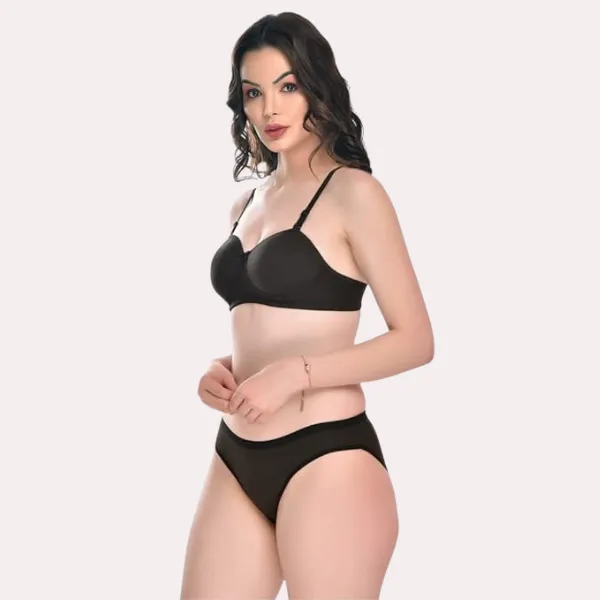 Dark_Black_Chic_And_Comfy_Cotton_Lingerie_Set_For_Women