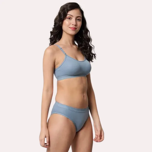 Light_Blue_Wire-Free_Sports_Bra_Panty_Set_For_Women