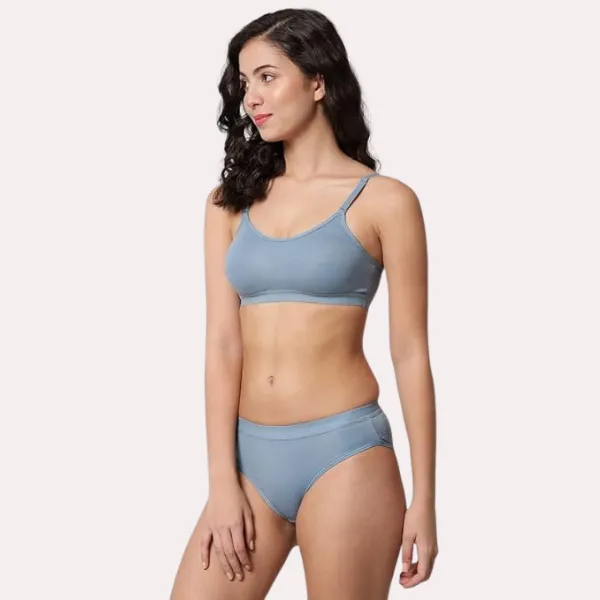 Light_Blue_Wire-Free_Sports_Bra_Panty_Set_For_Women