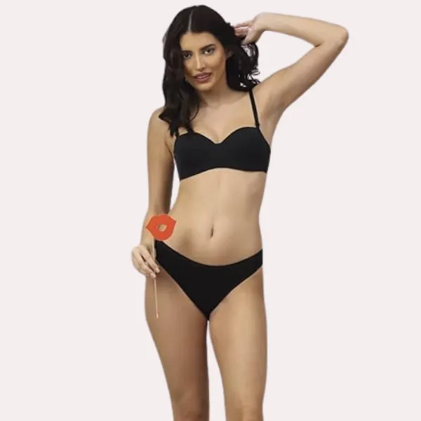 Dark_Black_Casual_Cotton_Comfort_Bra_Panty_Set_For_Women