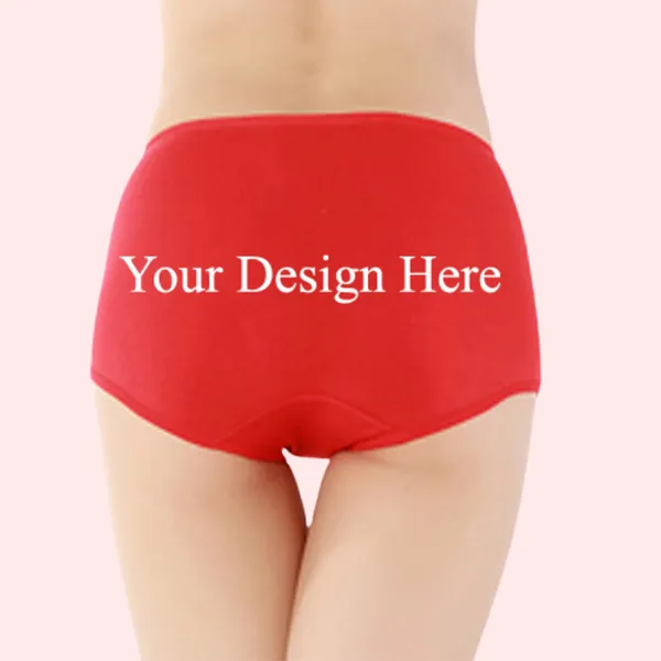Red_&_White_Customized_Design_Cotton_Full_Coverage_Bikini_Panty_For_Women