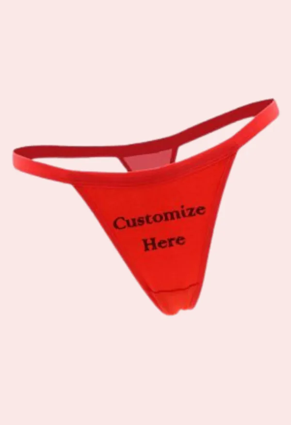 Red_Custom_Design_Sexy_Comfy_Cotton_String_Personalized_Thong_For_Women