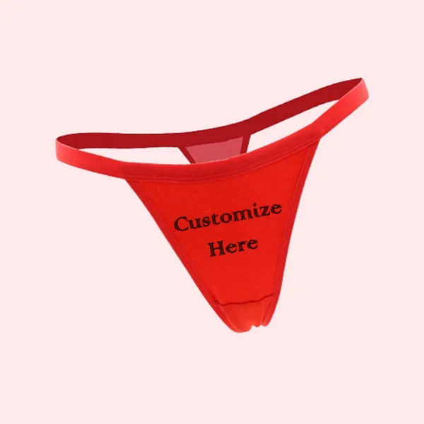 Red_Custom_Design_Sexy_Comfy_Cotton_String_Personalized_Thong_For_Women