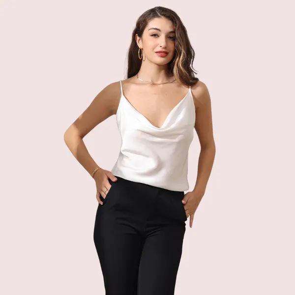 Off_White_Premium_Silk_Cowl_Neck_Camisole_For_Women