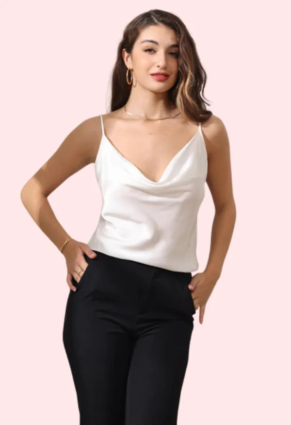 Off_White_Premium_Silk_Cowl_Neck_Camisole_For_Women