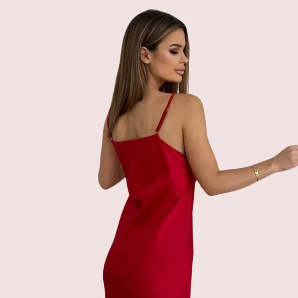 Dark_Red_Premium_Silk_Satin_Strappy_Nightdress_Slips_For_Women
