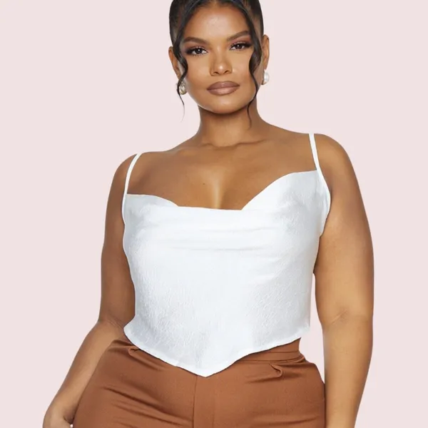 Off_White_Satin_Cropped_Cowl_Neck_Cami_Top_For_Women