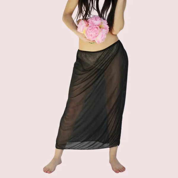 Dark_Black_Sheer_Underskirt_Petticoat_For_Women
