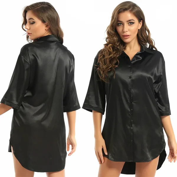 Dark_Black_Luxury_Japanees_Satin_Lounge_Sleep_Dress_For_Women