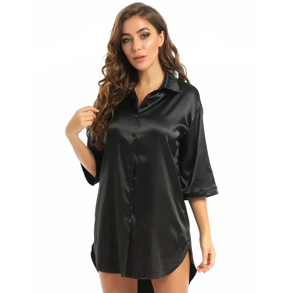 Dark_Black_Luxury_Japanees_Satin_Lounge_Sleep_Dress_For_Women
