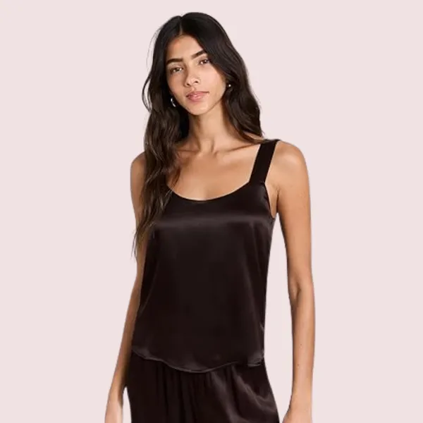 Dark_Black_Soft_Silk_Camisole_For_Women
