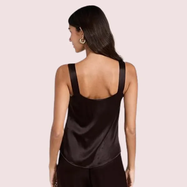 Dark_Black_Soft_Silk_Camisole_For_Women