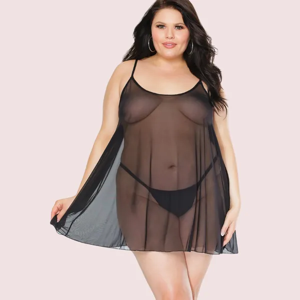 Black_Premium_Sheer_Chemise_For_Women
