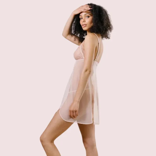 Light_Pink_Sheer_Nightwear_With_Lace_Cups_For_Women