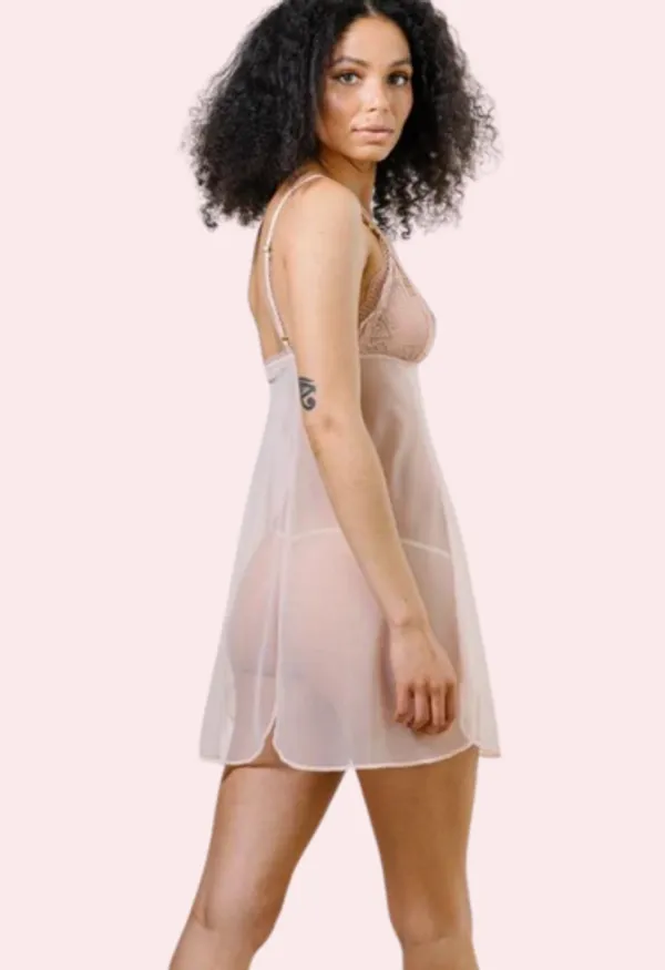 Light_Pink_Sheer_Nightwear_With_Lace_Cups_For_Women