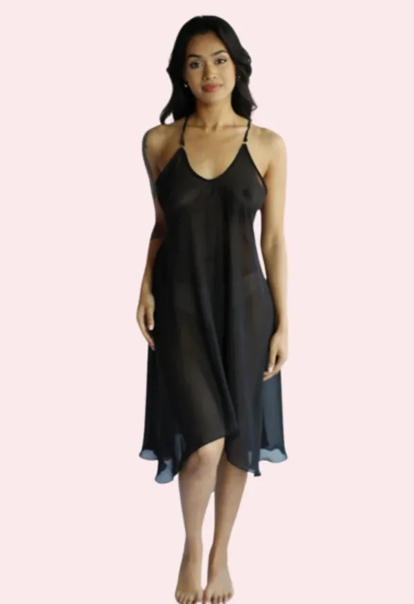 Dark_Black_Transparent_Bridal_Nightgown_For_Women