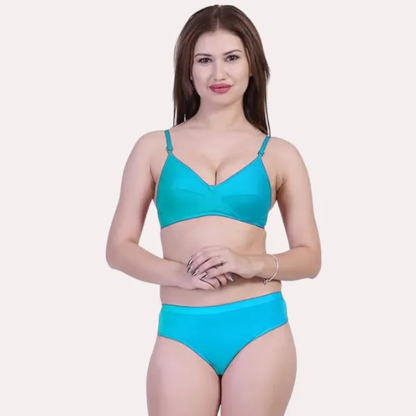 Sky_Blue_Non-Padded_Bra_Panty_Set_For_Women