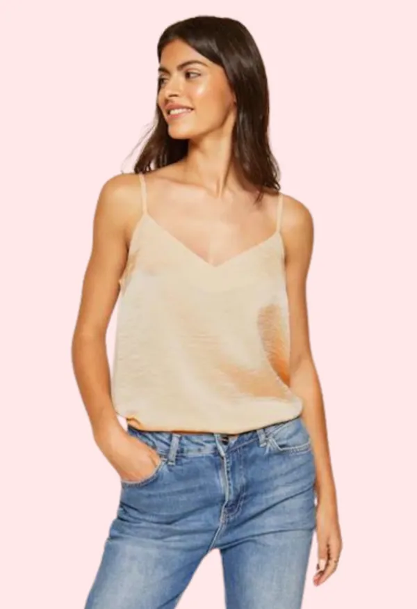Cream_Stylish_Camisole_For_Women