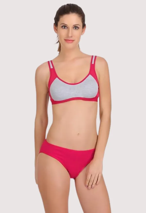 Hot_Pink_Trendy_Sports_Bra_With_Panty_For_Women