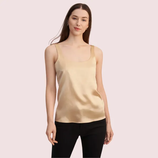 Multicolor_Luxury_Spaghetti_Strap_Silk_Camisole_Tank_Top_For_Women