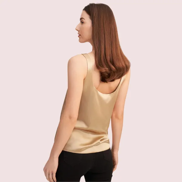 Multicolor_Luxury_Spaghetti_Strap_Silk_Camisole_Tank_Top_For_Women