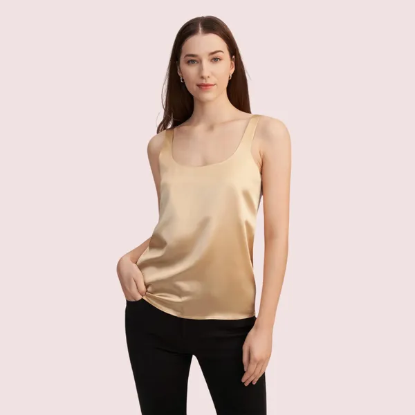 Multicolor_Luxury_Spaghetti_Strap_Silk_Camisole_Tank_Top_For_Women