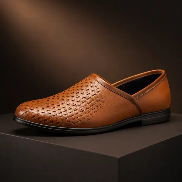 Von_Huette_Tan_Handmade_SOFT_Weaving_Ethnic_Classy_Fit_Nagra_Jutti_For_Men
