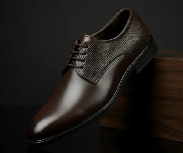 Von_Huette_Men's_Brown_Formal_Derby_Shoes_For_Officewear/Partywear