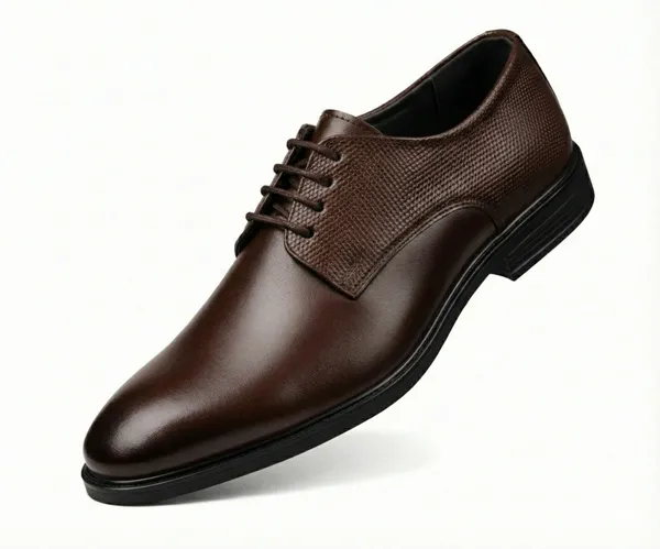 Von_Huette_Men's_Brown_Formal_Derby_Shoes_For_Officewear/Partywear