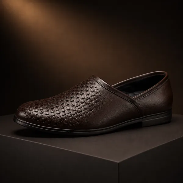 Von_Huette_Men's_Brown_Handmade_SOFT_Weaving_Ethnic_Classy_Fit_Nagra_Jutti_For_Men