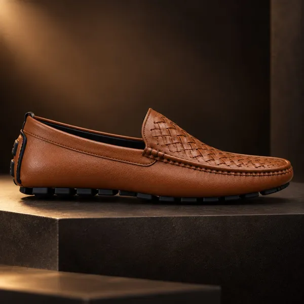 Von_Huette_Men's_Tan_Driving_Shoes
