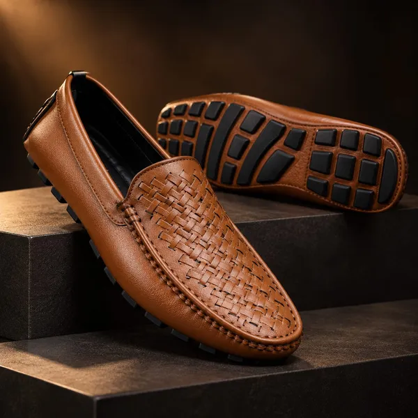 Von_Huette_Men's_Tan_Driving_Shoes