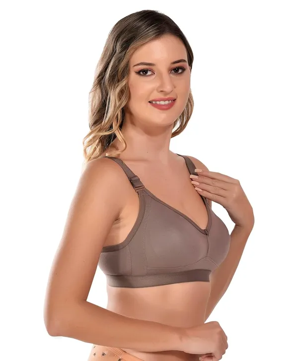 Brown_T-Shirt_Bra_for_Women_|_Non-Padded_and_Cotton_Hosiery
