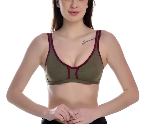 Mehandi_T-Shirt_Bra_for_Women_|_Non-Padded_and_Cotton_Hosiery