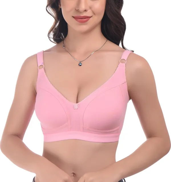Baby_Pink_T-Shirt_Bra_for_Women_|_Non-Padded_and_Cotton_Hosiery