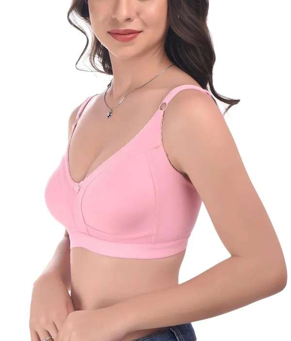 Baby_Pink_T-Shirt_Bra_for_Women_|_Non-Padded_and_Cotton_Hosiery