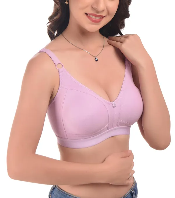 Light_Purple_T-Shirt_Bra_for_Women_|_Non-Padded_and_Cotton_Hosiery