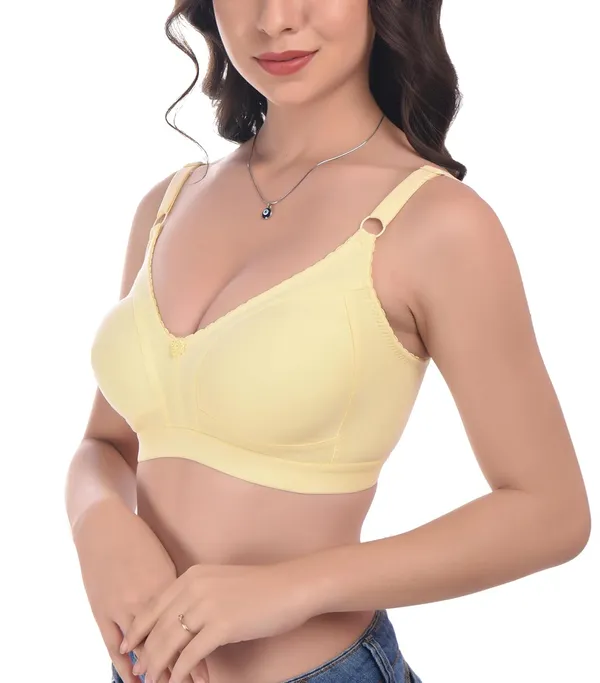 Yellow_T-Shirt_Bra_for_Women_|_Non-Padded_and_Cotton_Hosiery