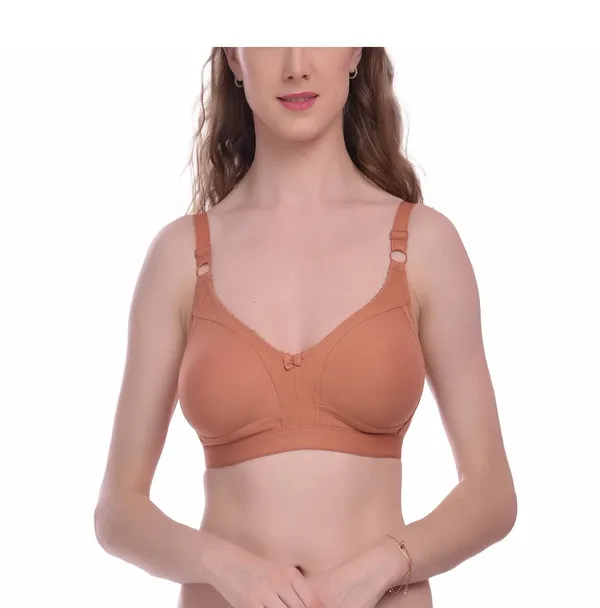 Brown_T-Shirt_Bra_for_Women_|_Non-Padded_and_Cotton_Hosiery