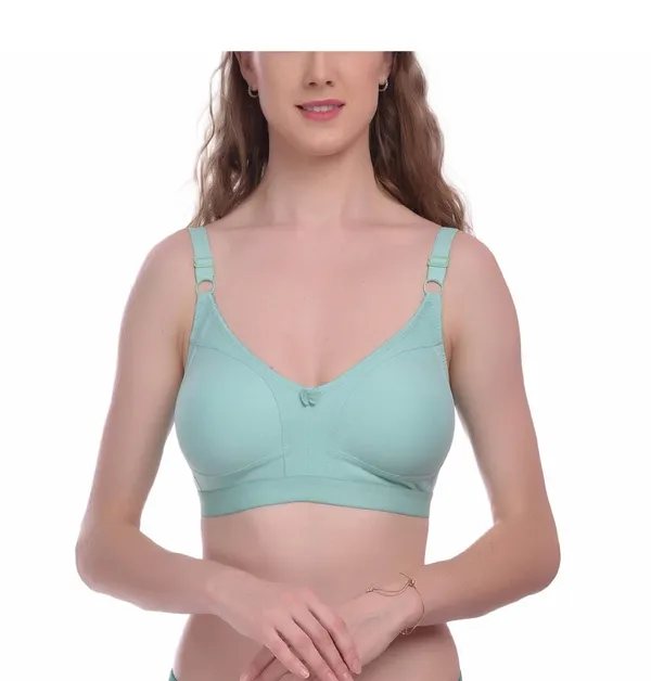Light_Green_T-Shirt_Bra_for_Women_|_Non-Padded_and_Cotton_Hosiery