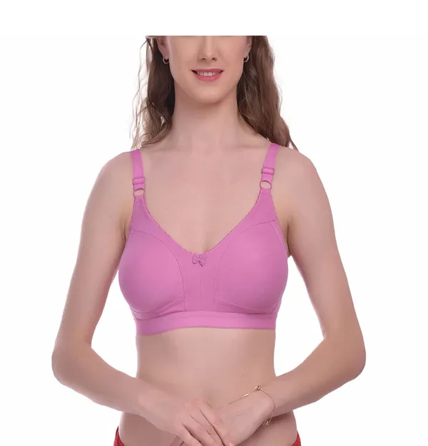 Pink_T-Shirt_Bra_for_Women_|_Non-Padded_and_Cotton_Hosiery