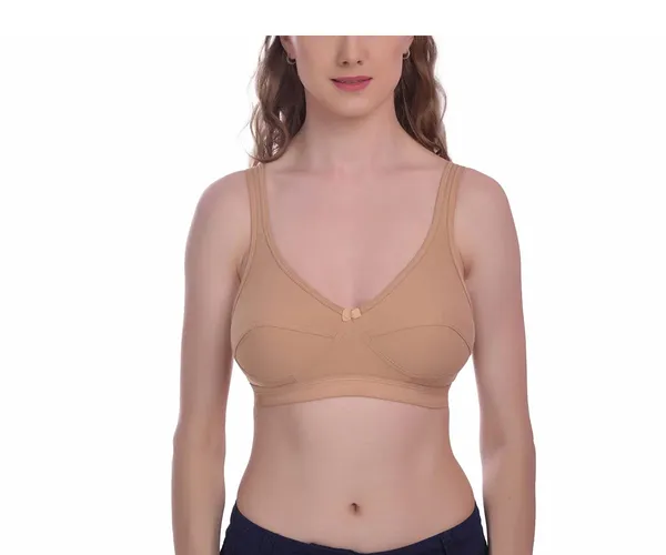 Beige_Sports_Bra_for_Women_|_Non-Padded_and_Cotton_Hosiery