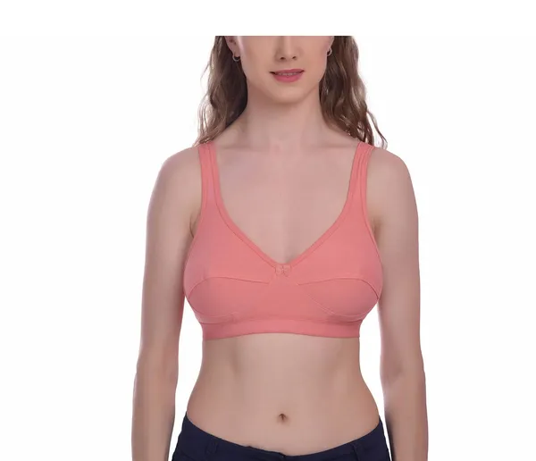 Peach_Sports_Bra_for_Women_|_Non-Padded_and_Cotton_Hosiery