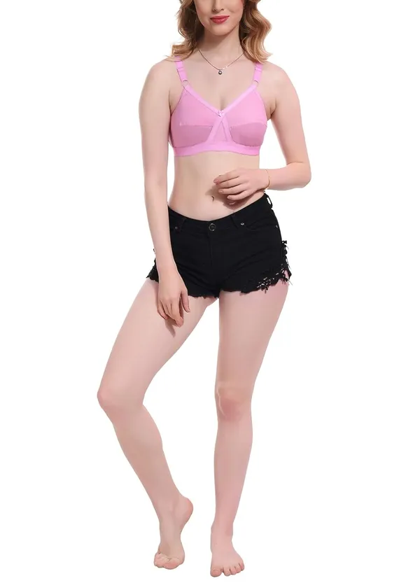 Baby_Pink_100%_Cotton_Regular_Full_Coverage_T-Shirt_Bra_For_Women