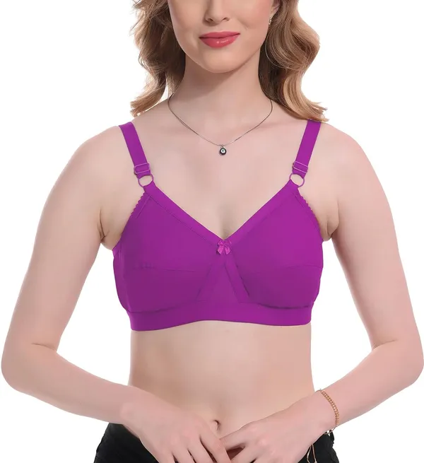 Purple_100%_Cotton_Regular_Full_Coverage_T-Shirt_Bra_For_Women