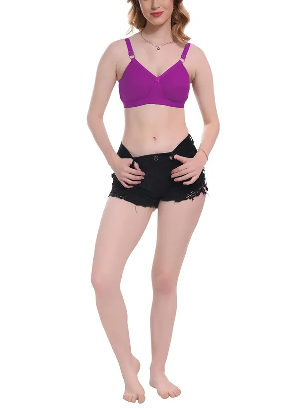 Purple_100%_Cotton_Regular_Full_Coverage_T-Shirt_Bra_For_Women