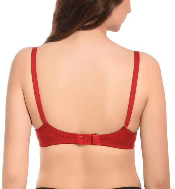 Maroon_T-Shirt_Bra_for_Women_|_Non-Padded_and_Cotton_Hosiery
