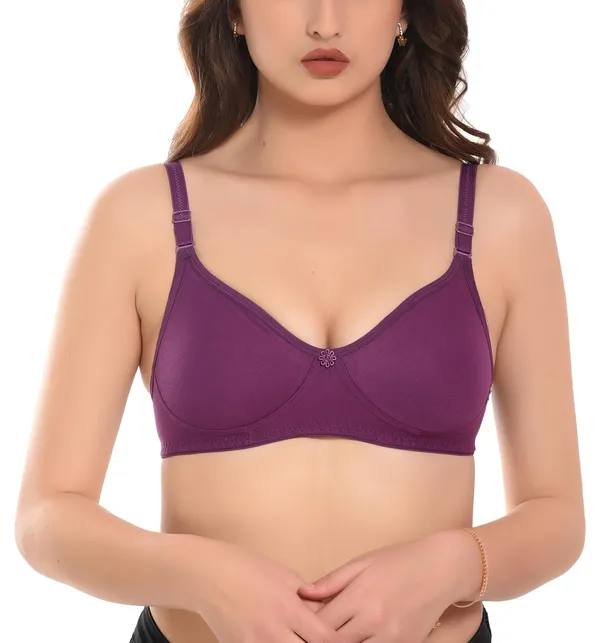Purple_T-Shirt_Bra_for_Women_|_Non-Padded_and_Cotton_Hosiery
