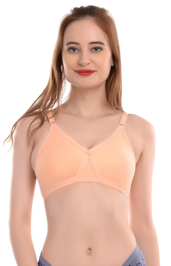 Orange_Full_Coverage_T_Shirt_Bra_C-Cup_For_Women