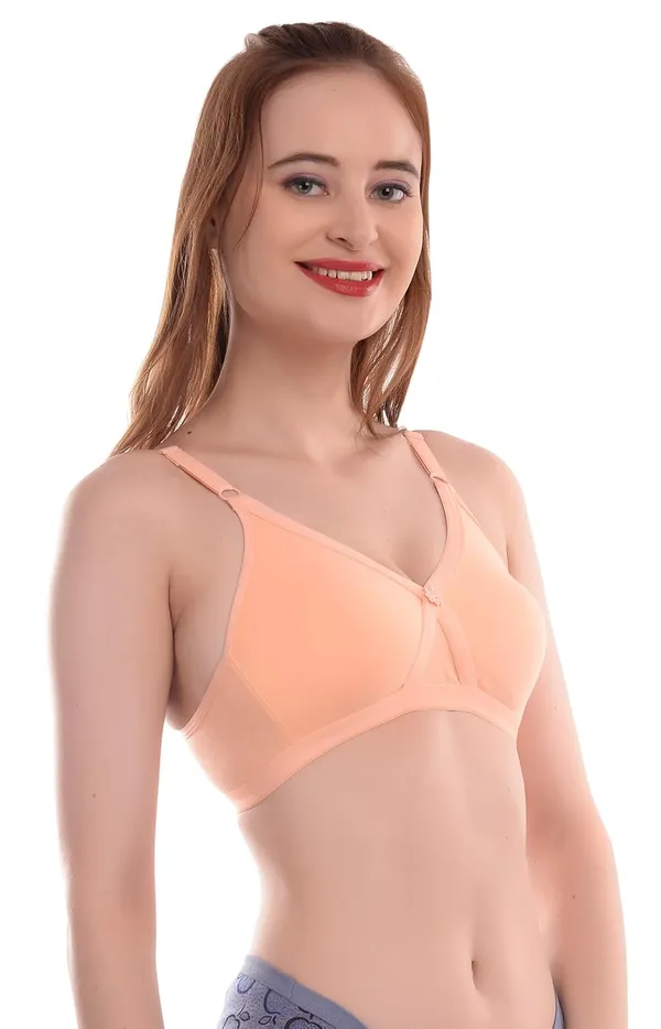 Orange_Full_Coverage_T_Shirt_Bra_C-Cup_For_Women